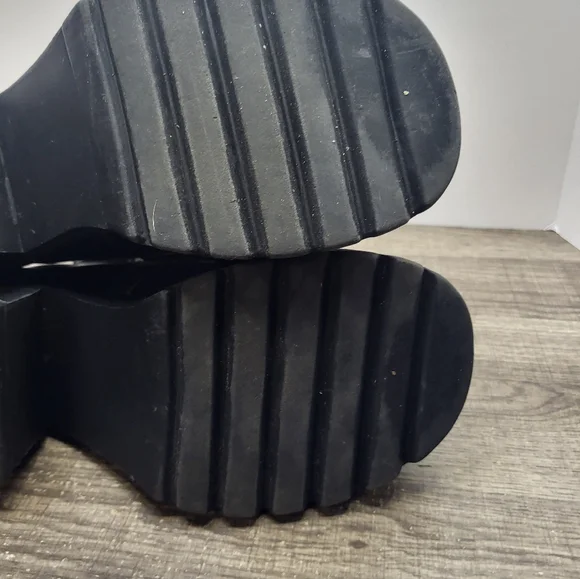 Demonia BRATTY Black Vegan Leather Platform Boots Womens 6 Goth Punk DOMINATRIX - Picture 11 of 11